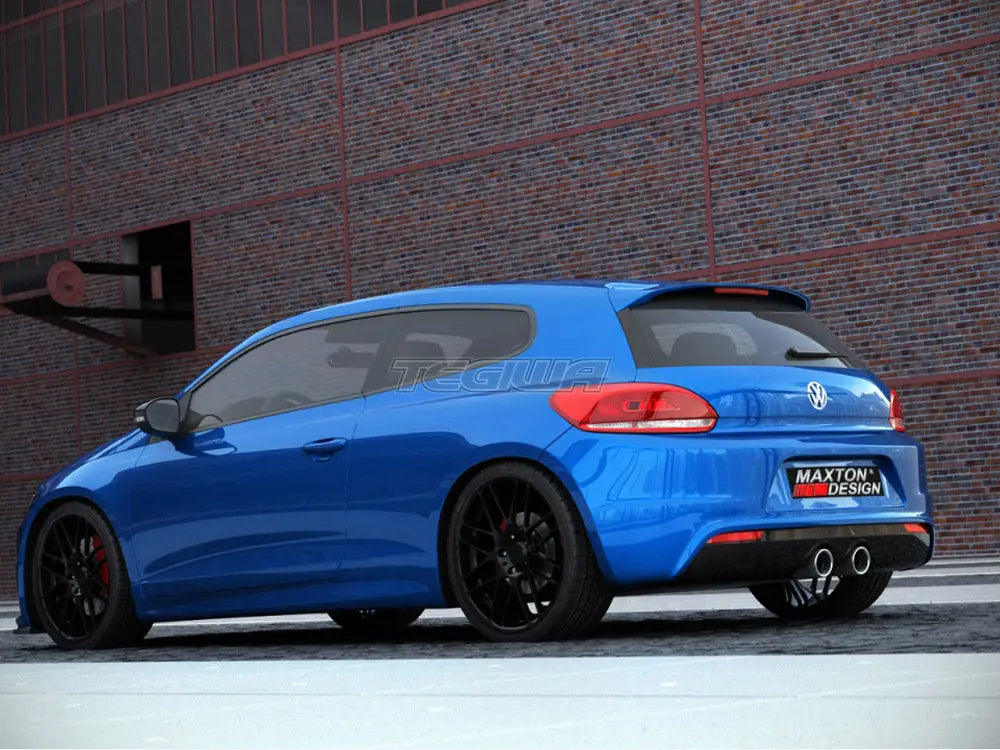 Maxton Design Rear Valance Volkswagen Scirocco III R With 2 Exhaust Holes