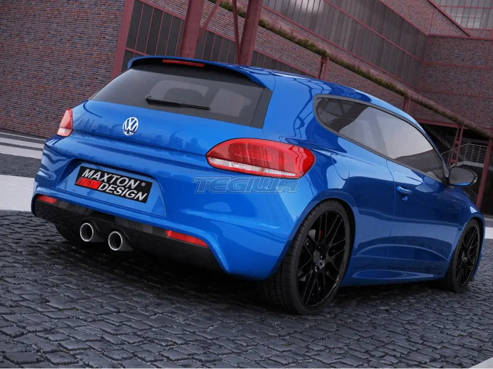 Maxton Design Rear Valance Volkswagen Scirocco III R With 2 Exhaust Holes