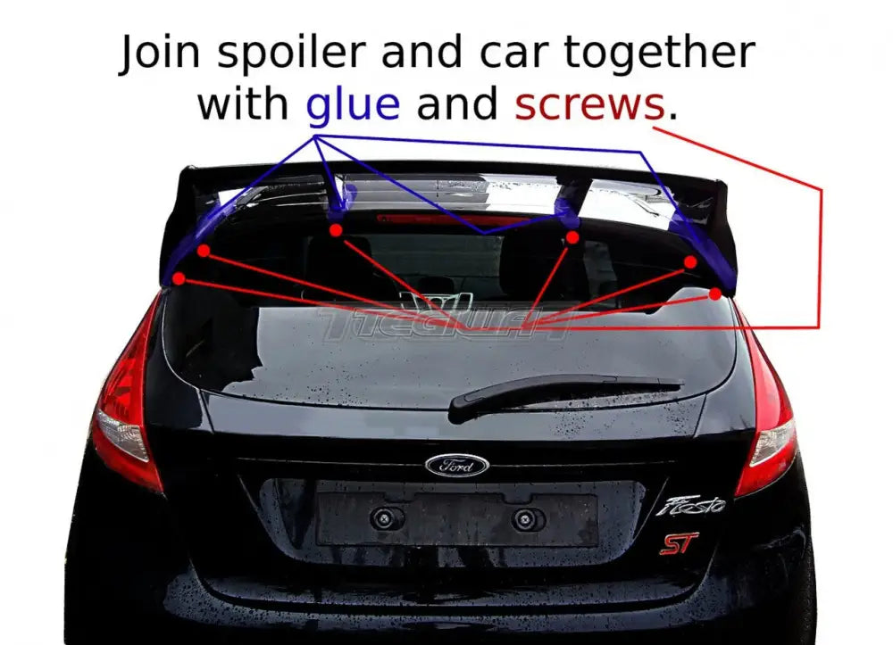 Maxton Design Roof Spoiler Ford Fiesta MK7 Focus RS Style