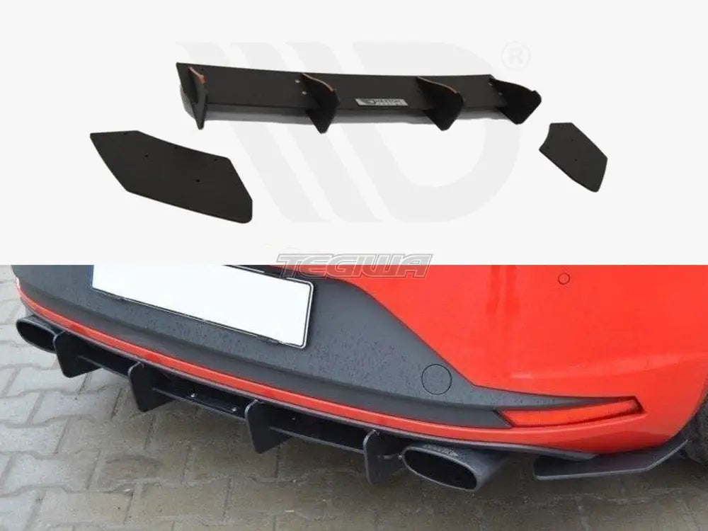 Maxton Design Seat Leon III Cupra Rear Diffuser & Rear Side Splitters