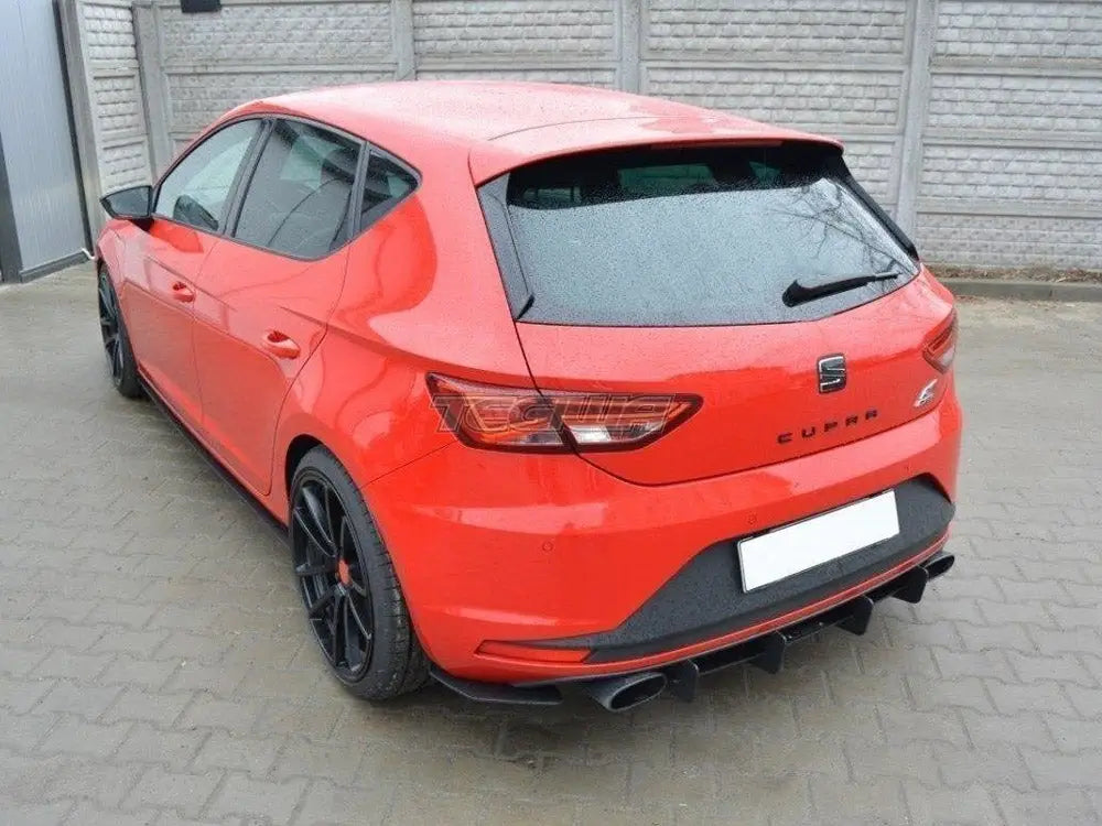 Maxton Design Seat Leon III Cupra Rear Diffuser & Rear Side Splitters