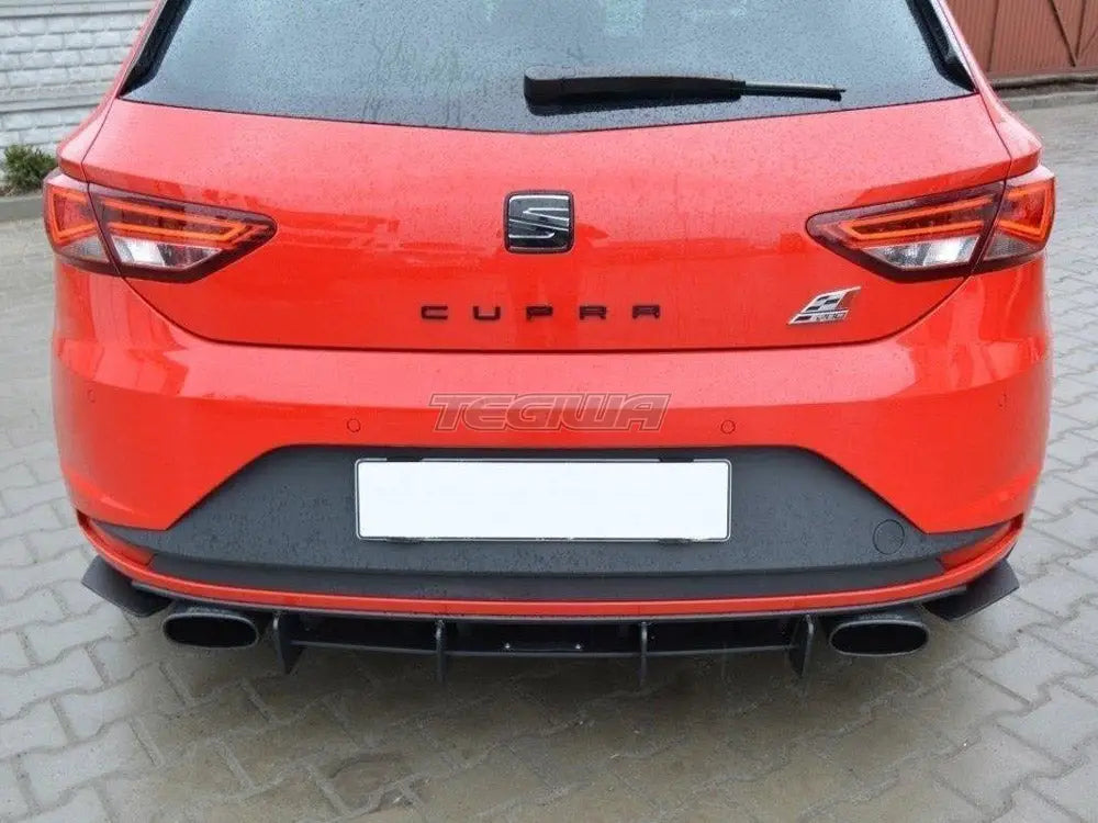 Maxton Design Seat Leon III Cupra Rear Diffuser & Rear Side Splitters