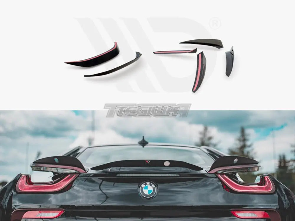 Maxton Design SET OF Spoiler CAPS BMW I8 14-20