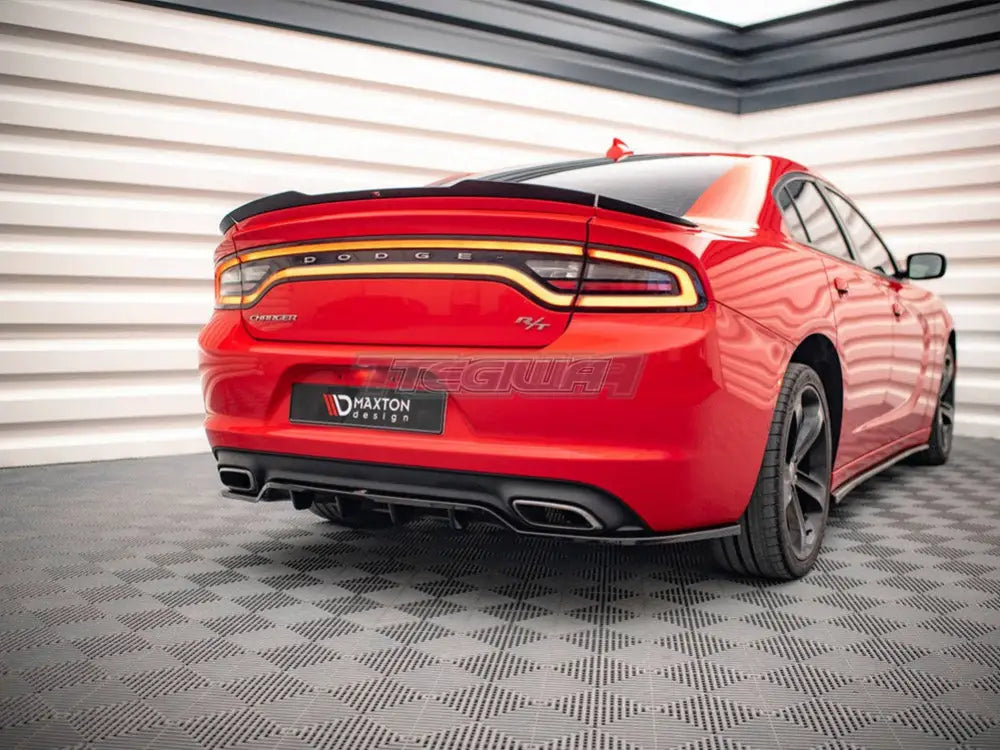 Maxton Design SET OF Spoiler CAPS Dodge Charger RT MK7 Facelift 2014-