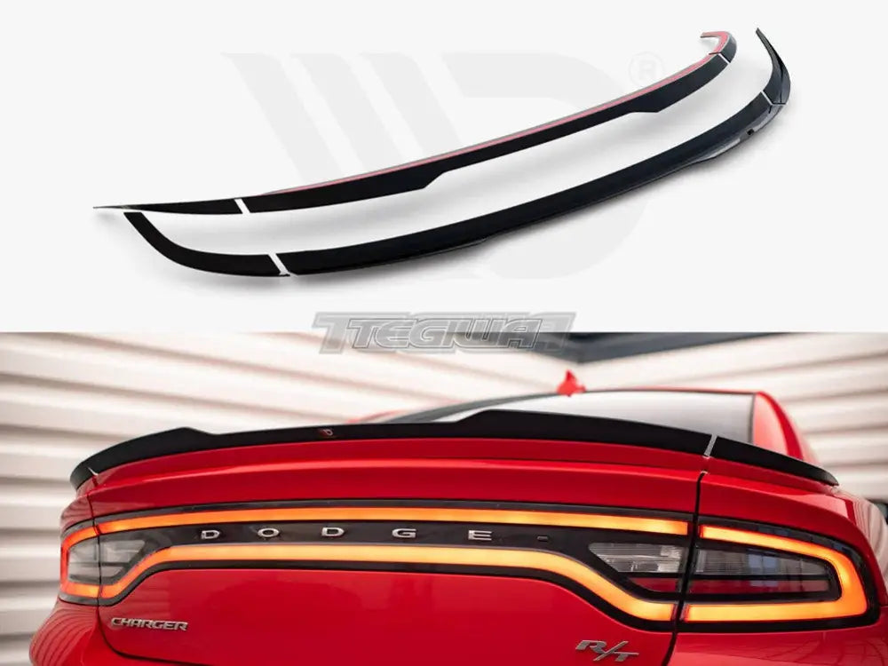 Maxton Design SET OF Spoiler CAPS Dodge Charger RT MK7 Facelift 2014-