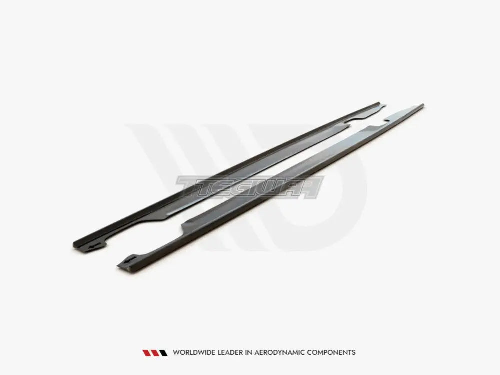 Maxton Design Side Skirt Diffusers Audi S6 A6 S-line C7 Facelift