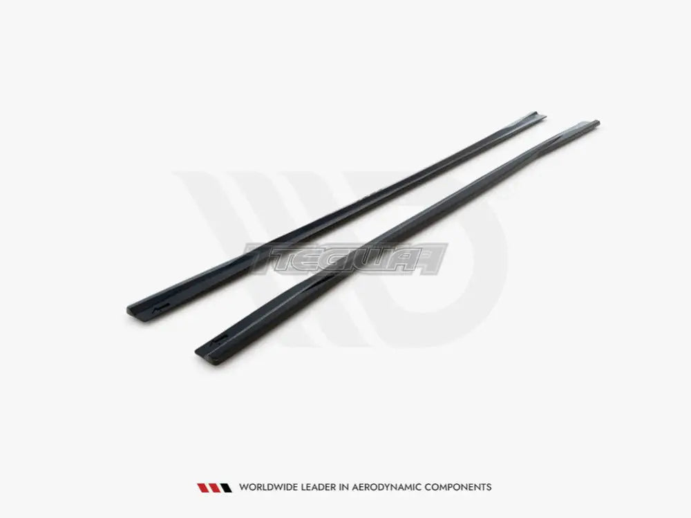 Maxton Design Side Skirt Diffusers Audi S6 A6 S-line C8 2019-