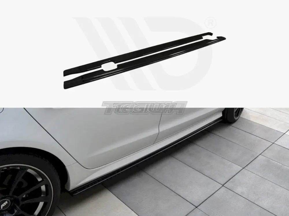 Maxton Design Side Skirts Diffusers Audi A6 C7 S-line S6 C7 Facelift 14-18