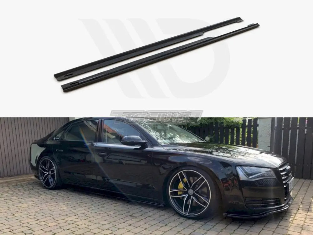 Maxton Design Side Skirts Diffusers Audi A8 Long D4 2009- 2013