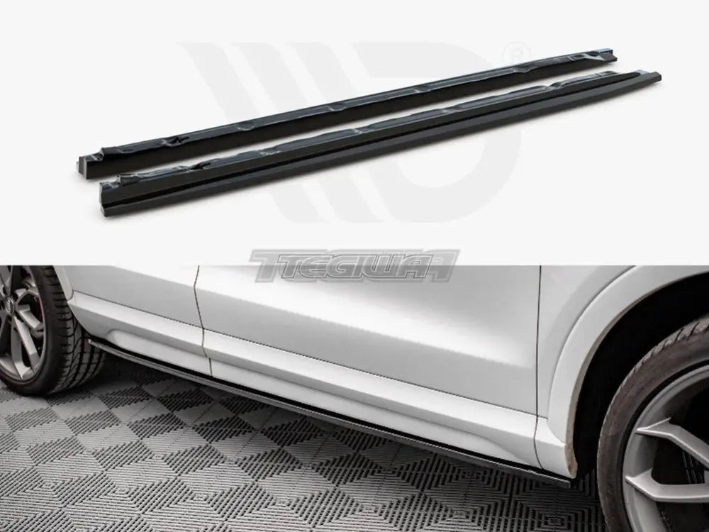 Maxton Design Side Skirts Diffusers Audi Q3 8U Facelift 14-18