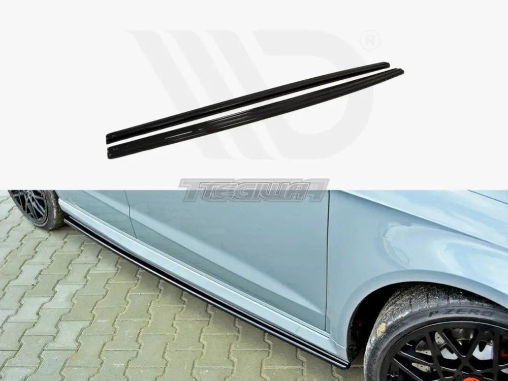 Maxton Design Side Skirts Diffusers Audi RS3 8VA Pre-facelift 15-16