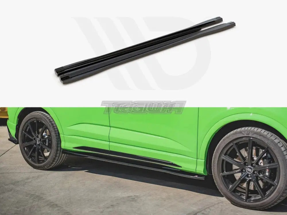 Maxton Design Side Skirts Diffusers Audi RSQ3 F3 Q3 Sportback S-line 2019-