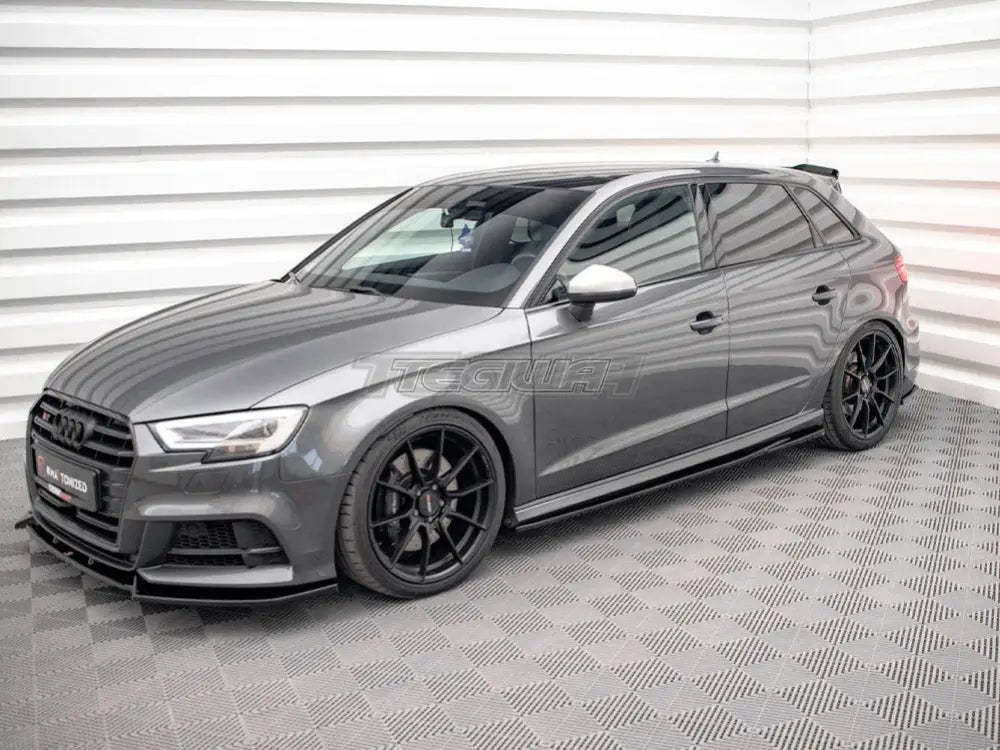 Maxton Design Side Skirts Diffusers Audi S3 Sportback 8V Facelift