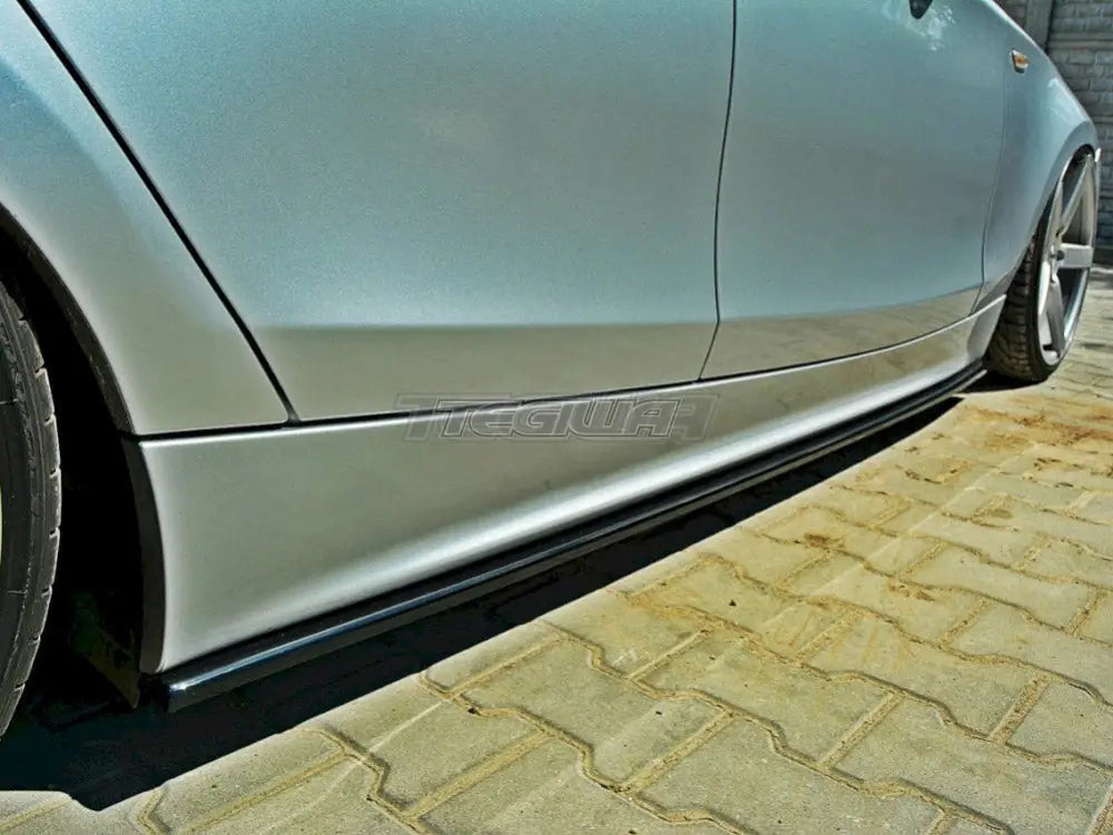 Maxton Design Side Skirts Diffusers BMW 1-Series E87