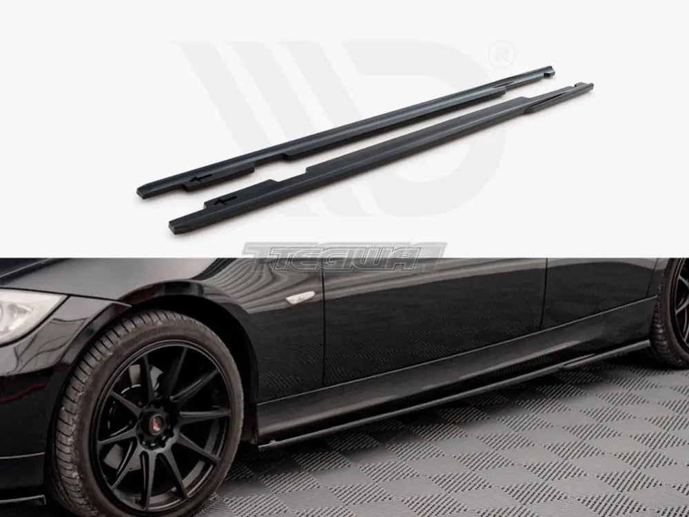 Maxton Design Side Skirts Diffusers BMW 3-Series E90 04-08