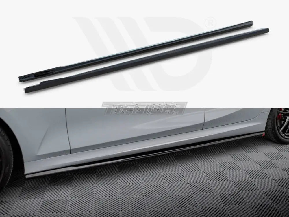 Maxton Design Side Skirts Diffusers BMW 3-Series M340i M-Pack G20 G21 Facelift