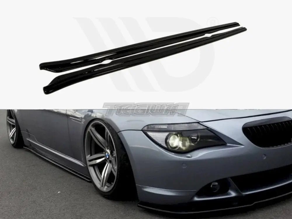 Maxton Design Side Skirts Diffusers BMW 6-Series E63 E64 Preface Model