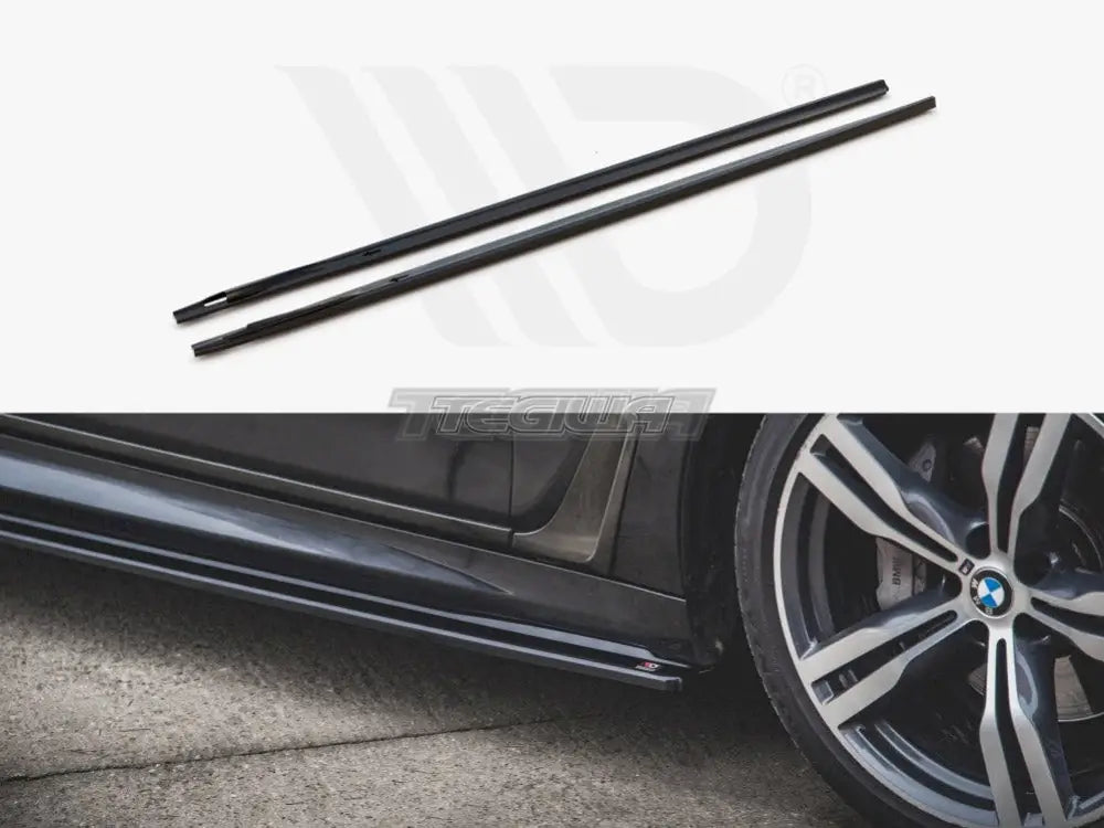 Maxton Design Side Skirts Diffusers BMW 7-Series M-pack G11 15-18