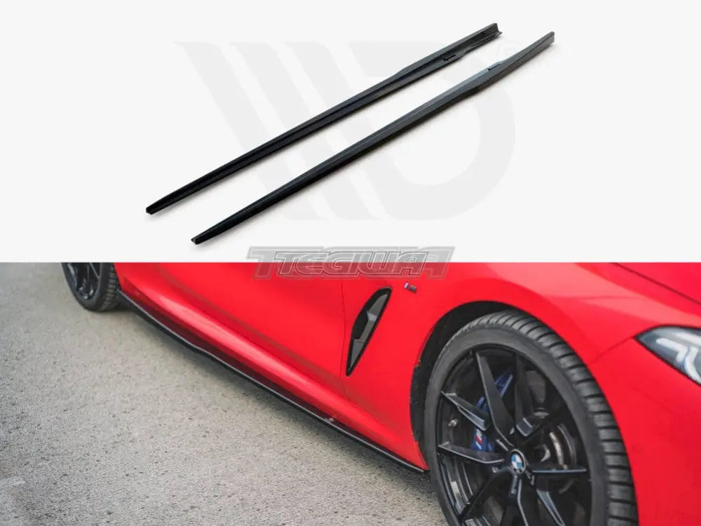 Maxton Design Side Skirts Diffusers BMW 8-Series Coupe M-pack G15 2018-