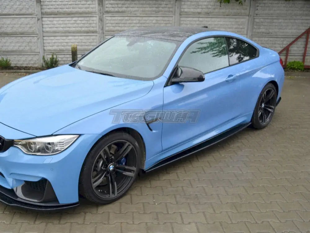 Maxton Design Side Skirts Diffusers BMW M4 F82 2014-20