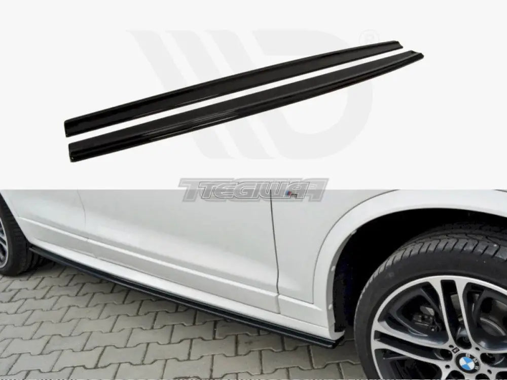 Maxton Design Side Skirts Diffusers BMW X4 M-pack