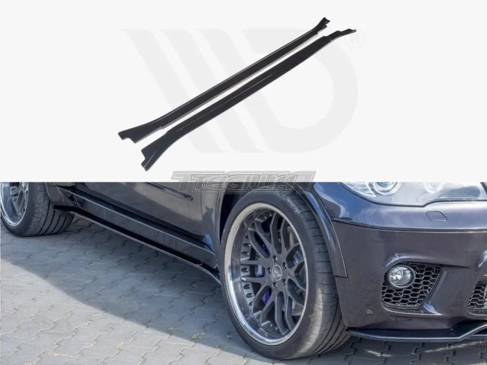 Maxton Design Side Skirts Diffusers BMW X5 E70 Facelift M Sport 2010-13