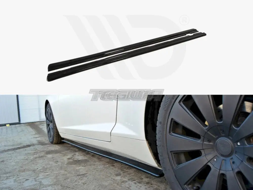 Maxton Design Side Skirts Diffusers Chevrolet Camaro V SS - US Version Preface 2009-13