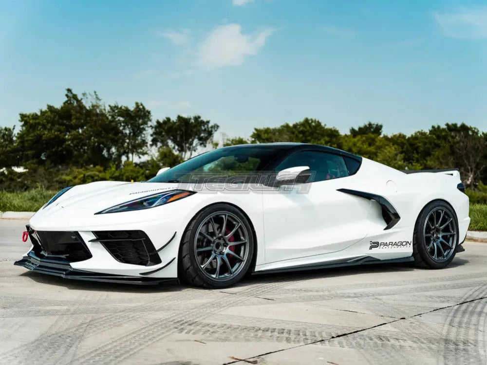 Maxton Design Side Skirts Diffusers Chevrolet Corvette C8 2020-