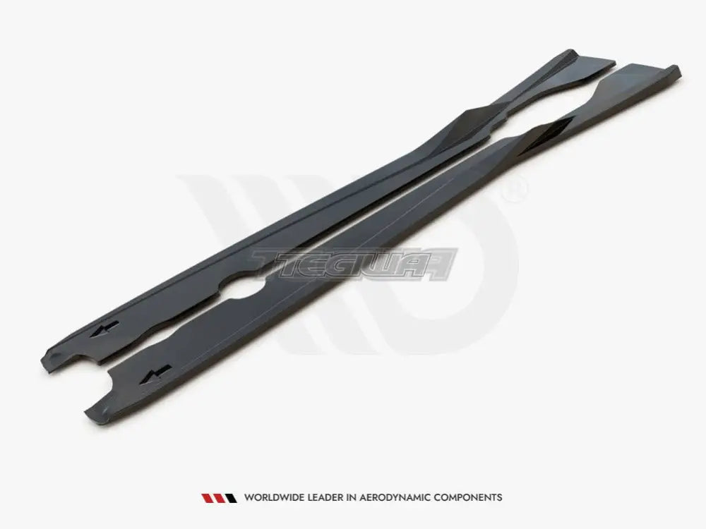 Maxton Design Side Skirts Diffusers Chevrolet Corvette C8 2020-