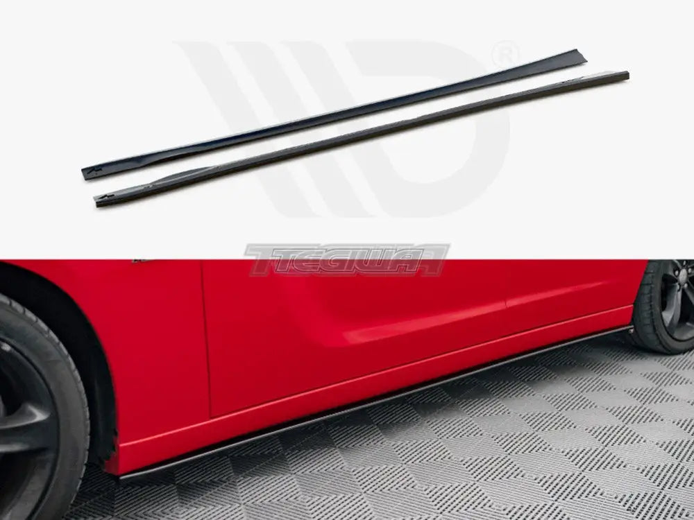 Maxton Design Side Skirts Diffusers Dodge Charger RT MK7 Facelift 2014-