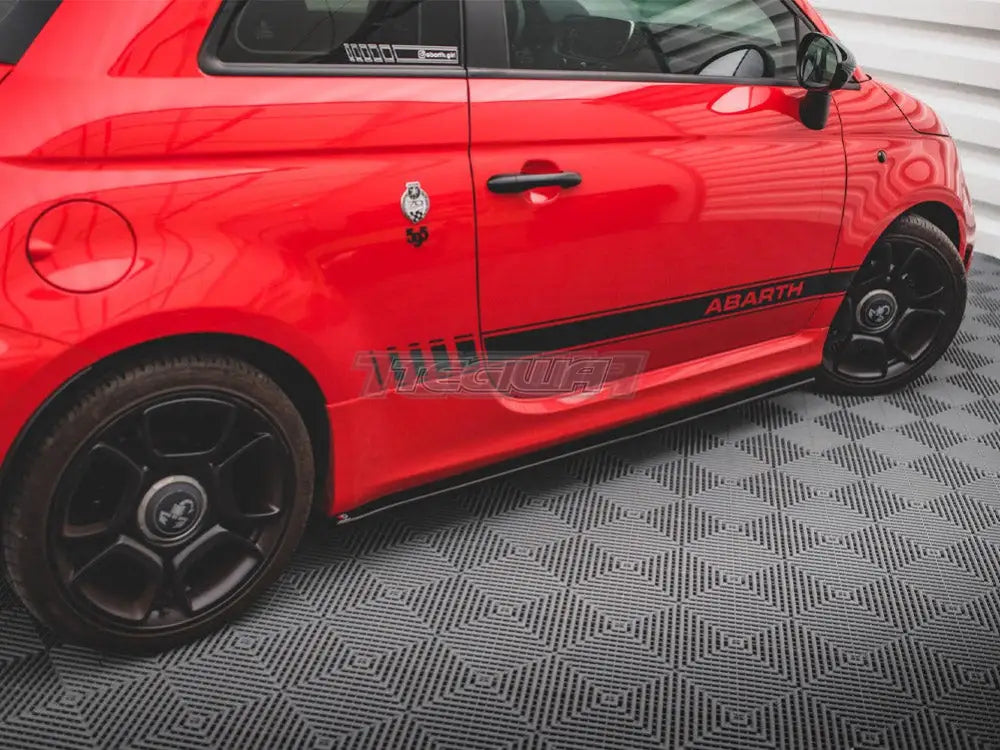 Maxton Design Side Skirts Diffusers Fiat 509 Abarth MK1 Facelift 2016-UP