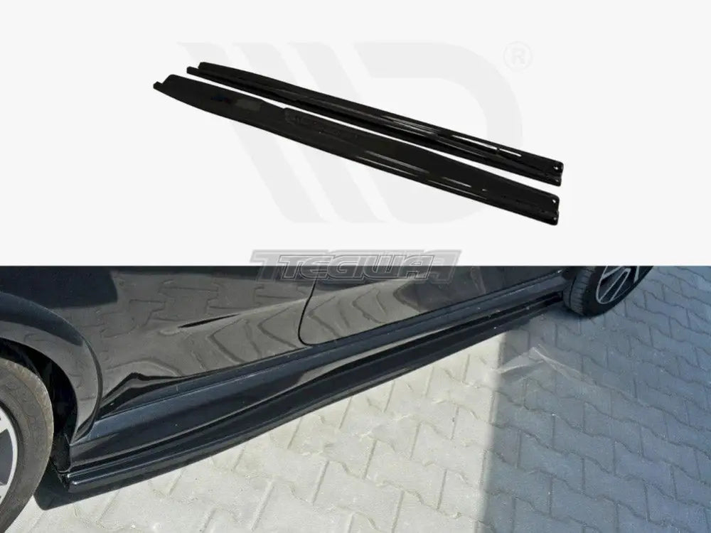 Maxton Design Side Skirts Diffusers Fiat Punto EVO Abarth 10-14