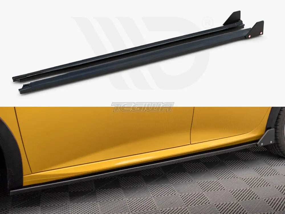 Maxton Design Side Skirts Diffusers + Flaps Peugeot 208 GT Mk2