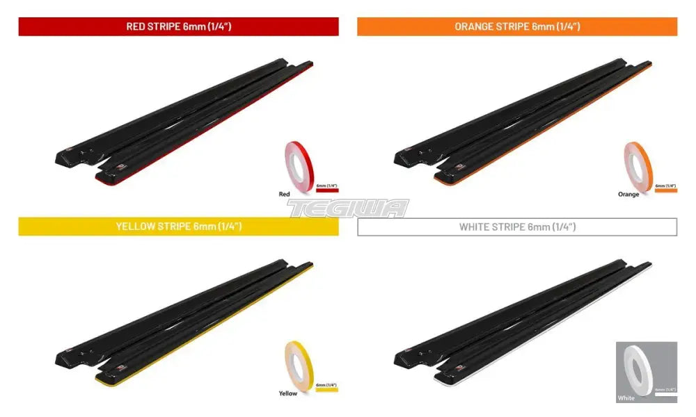 Maxton Design Side Skirts Diffusers +flaps V.2 Volkswagen Golf R MK8 20-