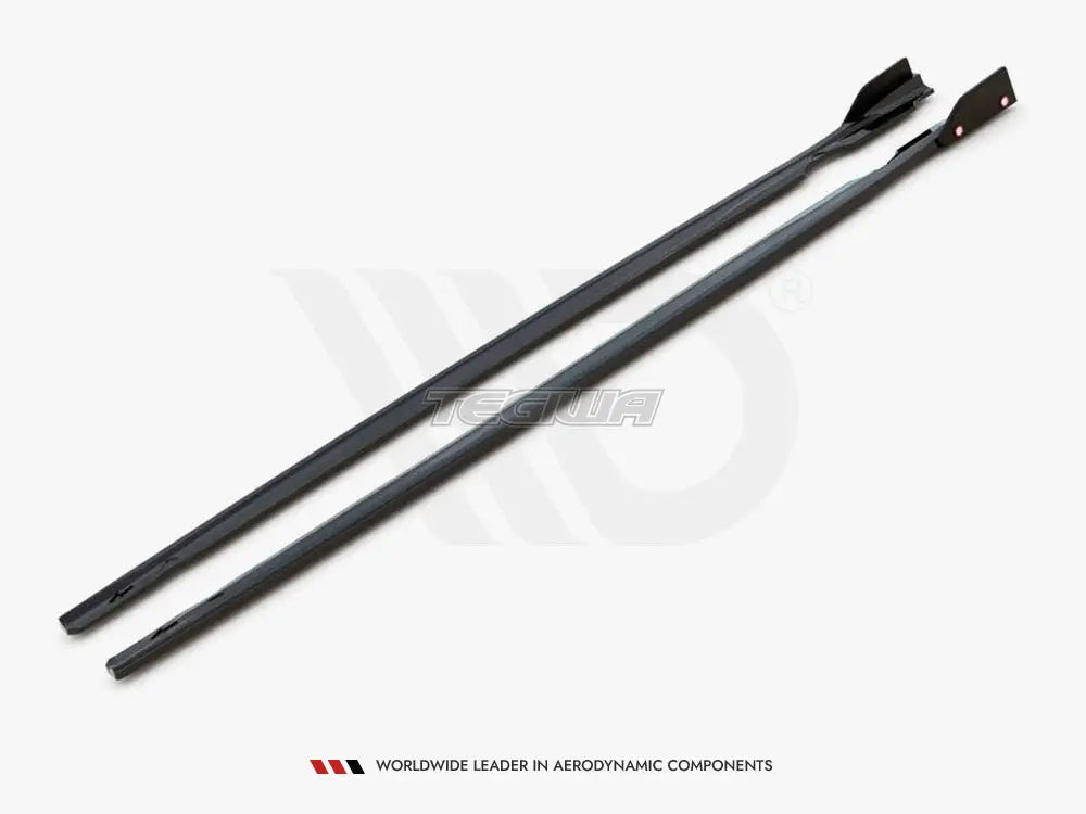 Maxton Design Side Skirts Diffusers +flaps V.2 Volkswagen Golf R MK8 20-