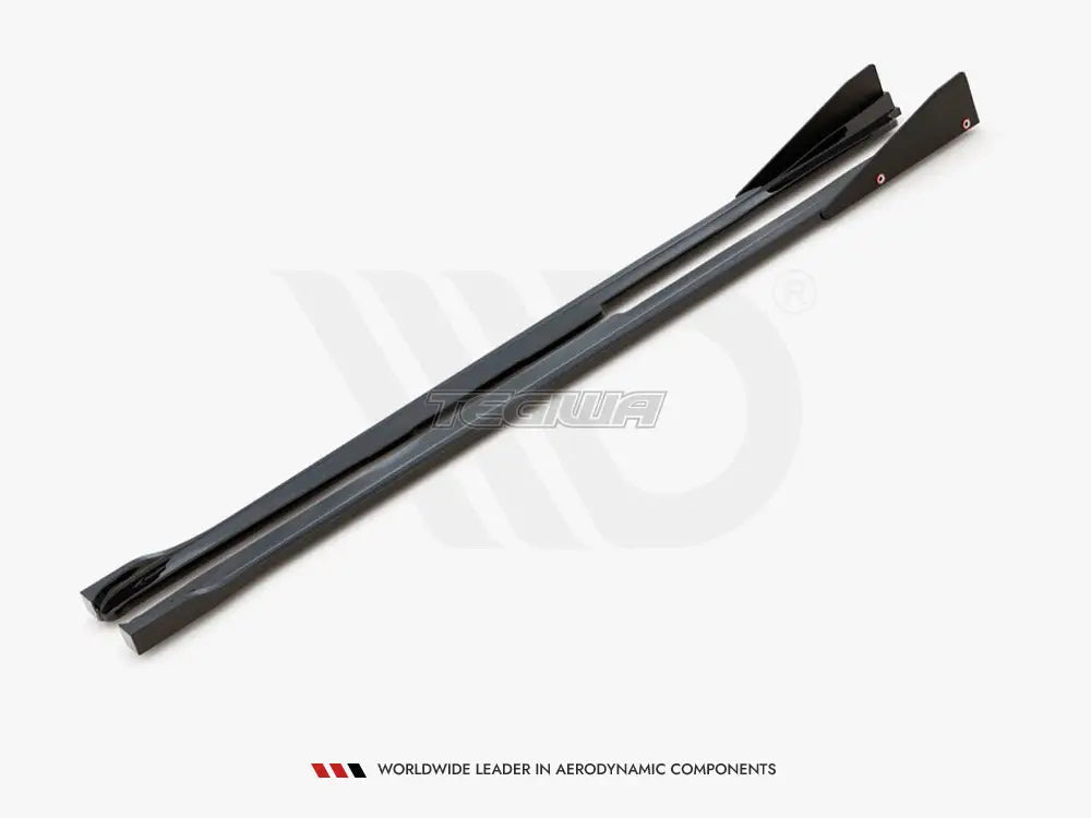 Maxton Design Side Skirts Diffusers +flaps V2 Toyota GR Yaris MK4 2020-