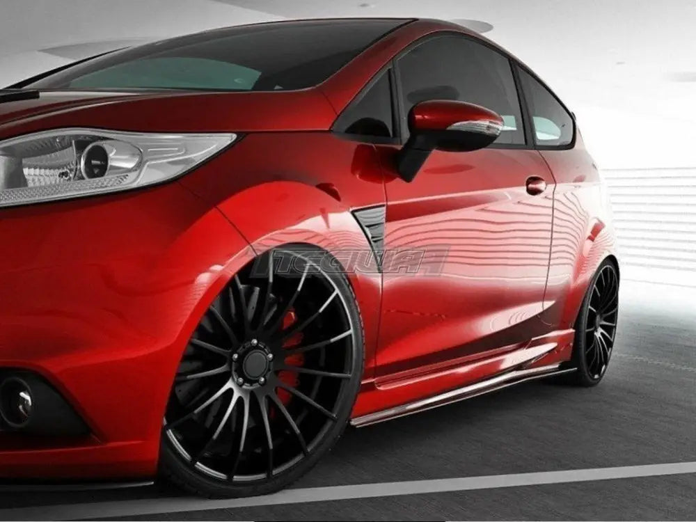 Maxton Design Side Skirts Diffusers Ford Fiesta MK7 Facelift ST Zetec S 01-17