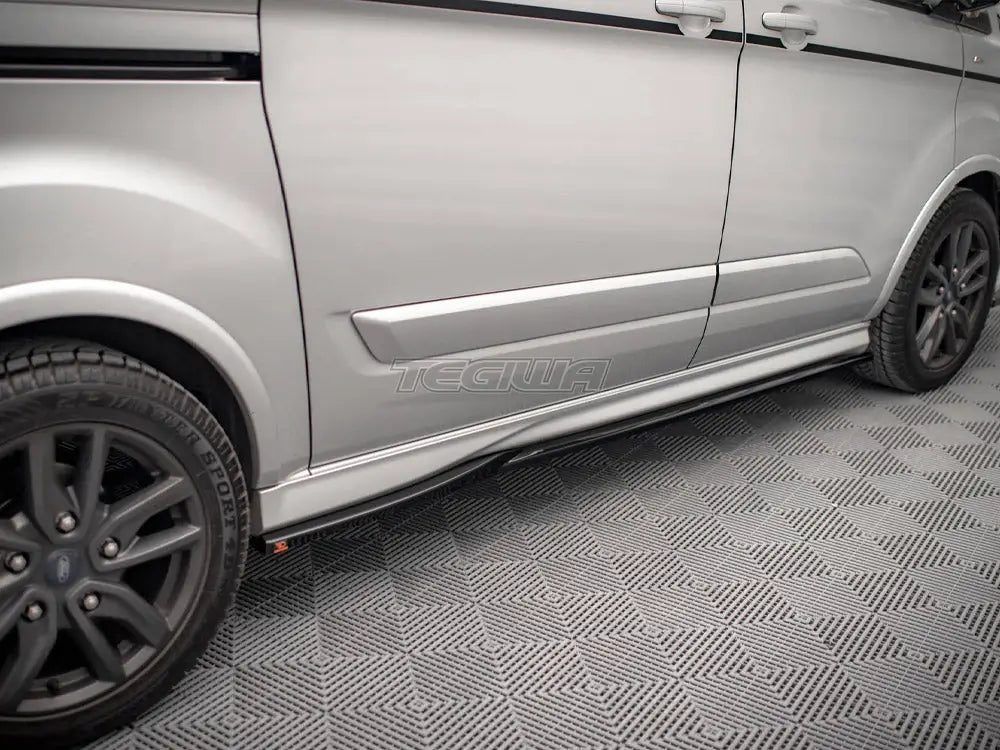 Maxton Design Side Skirts Diffusers Ford Transit Custom ST-Line Mk1 Facelift