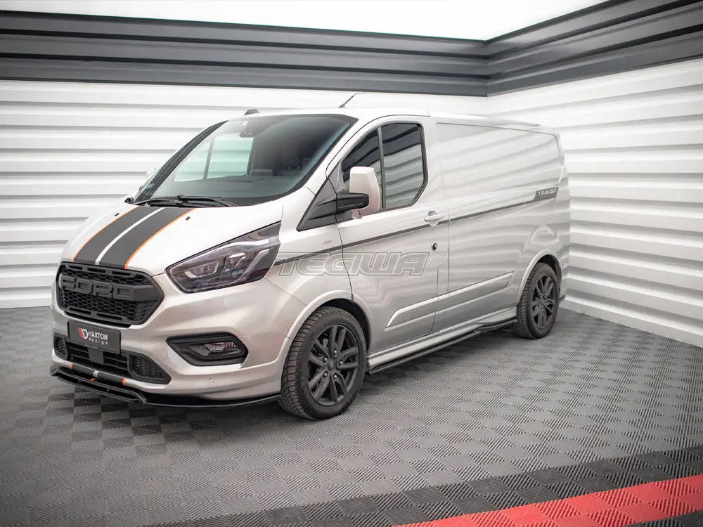 Maxton Design Side Skirts Diffusers Ford Transit Custom ST-Line Mk1 Facelift