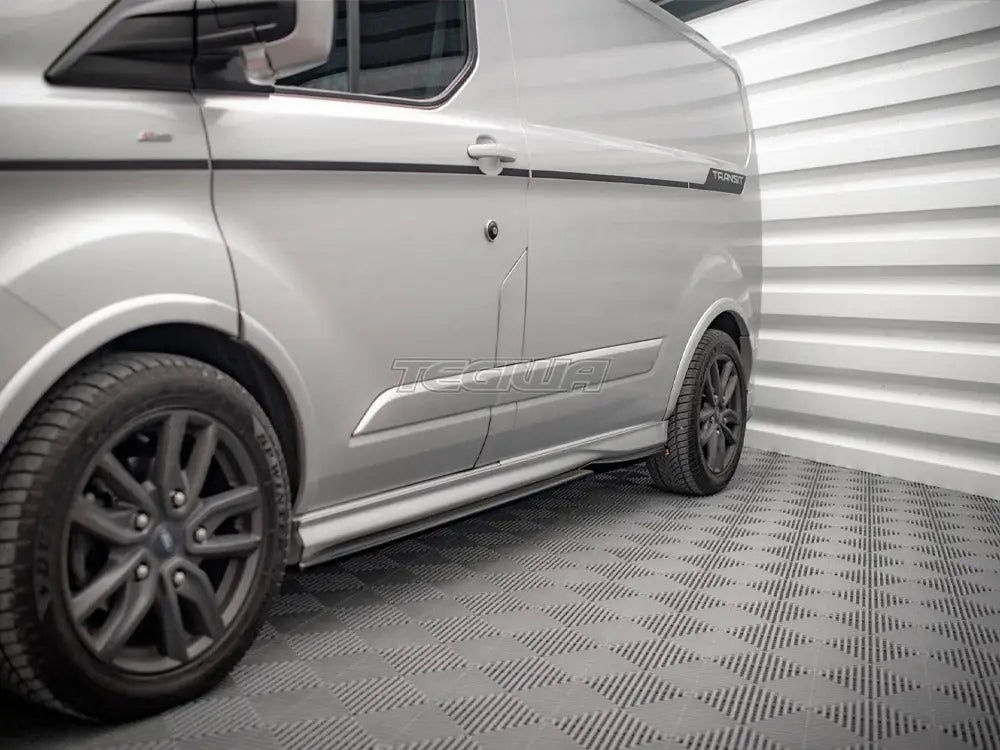 Maxton Design Side Skirts Diffusers Ford Transit Custom ST-Line Mk1 Facelift