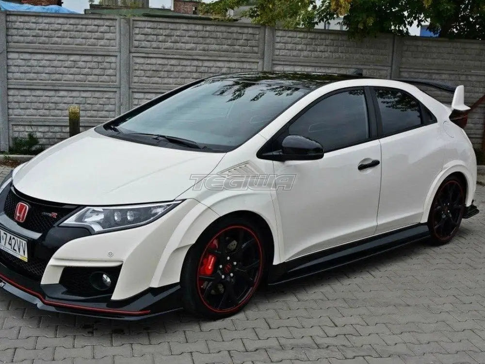 Maxton Design Side Skirts Diffusers Honda Civic IX Type R 15-17