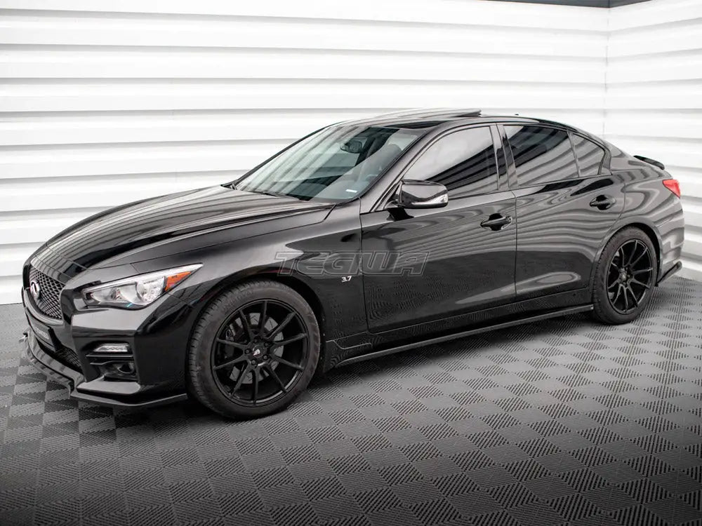 Maxton Design Side Skirts Diffusers Infiniti Q50 S Mk1