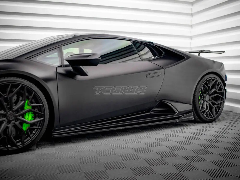 Maxton Design Side Skirts Diffusers Lamborghini Huracan EVO 2020-