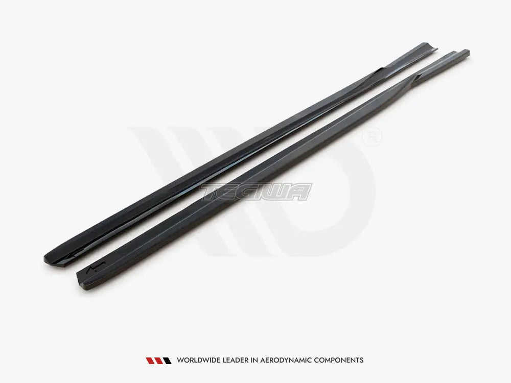 Maxton Design Side Skirts Diffusers Lexus GS F Sport MK4 L10 15-20