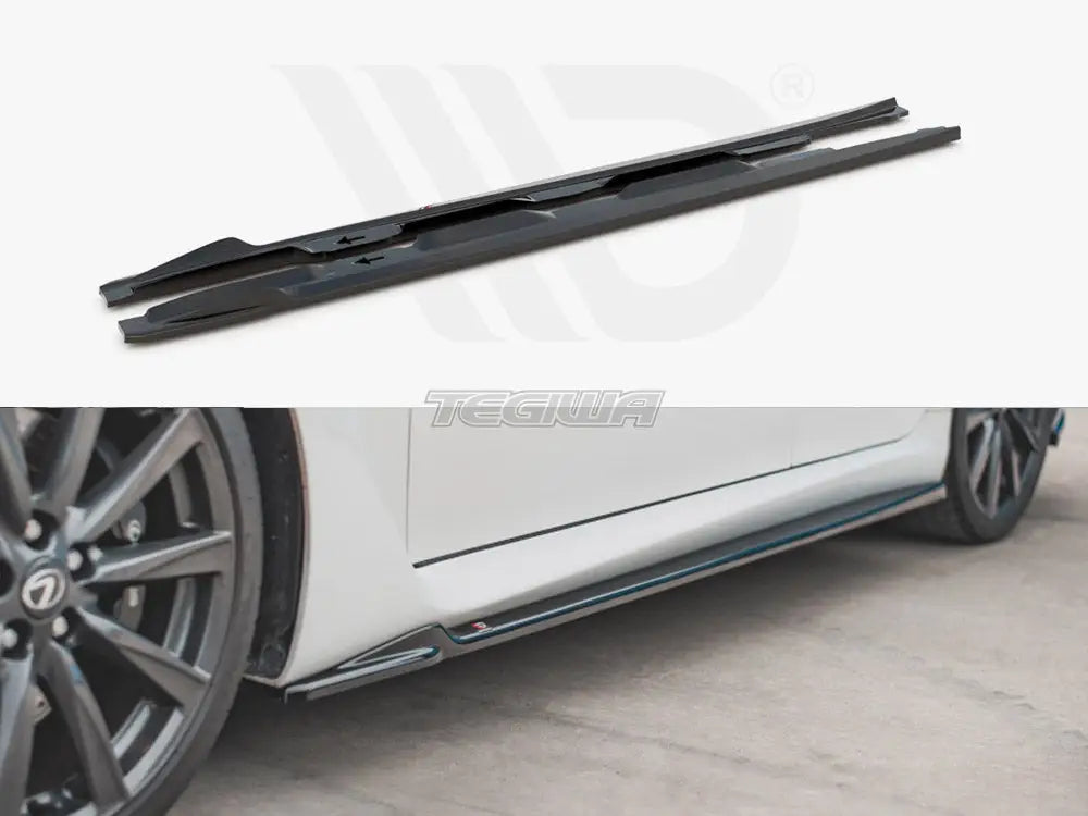 Maxton Design Side Skirts Diffusers Lexus IS F MK2 09-13