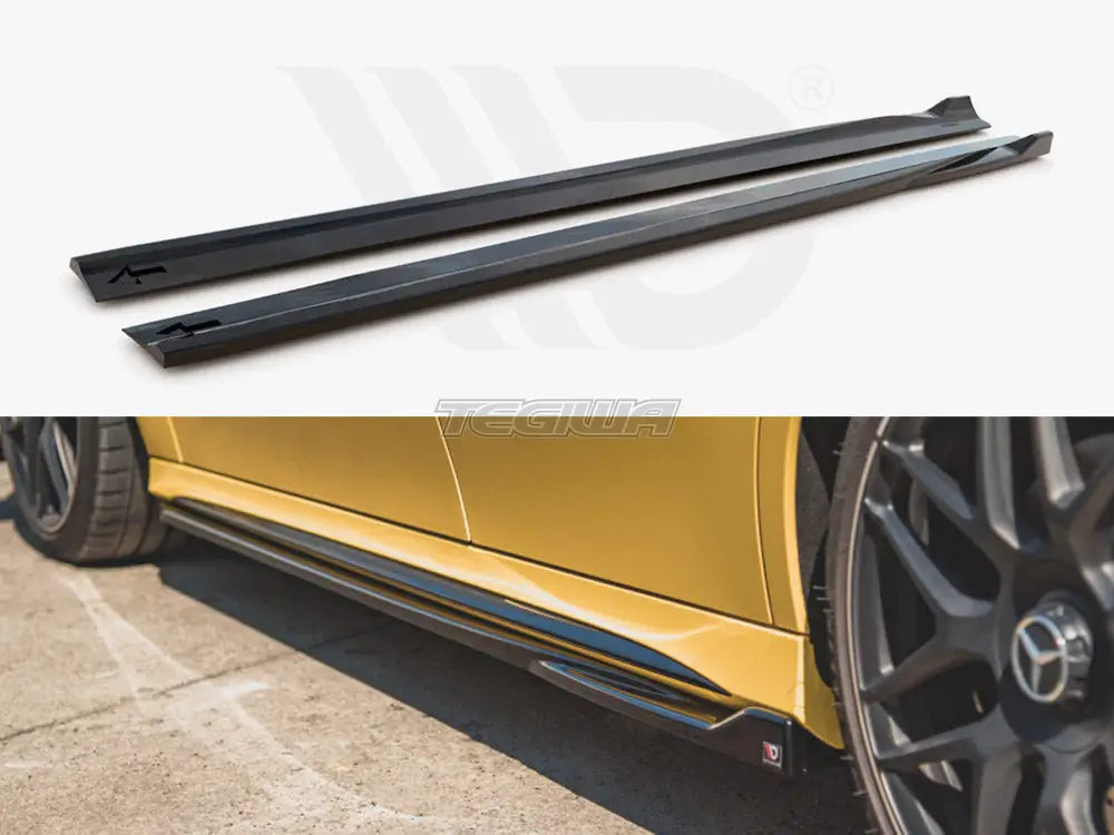 Maxton Design Side Skirts Diffusers Mercedes-amg A45 S W177 2019-