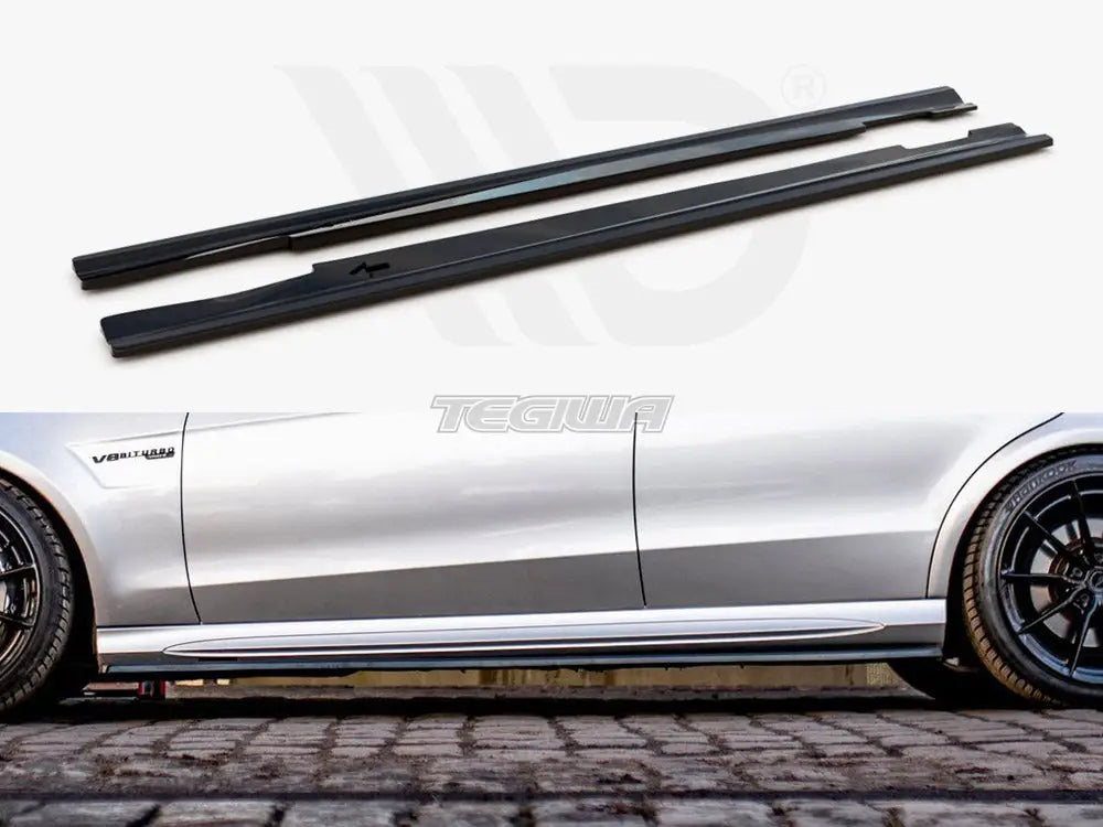 Maxton Design Side Skirts Diffusers Mercedes-benz E63 AMG Sedan W212 Facelift 12-14