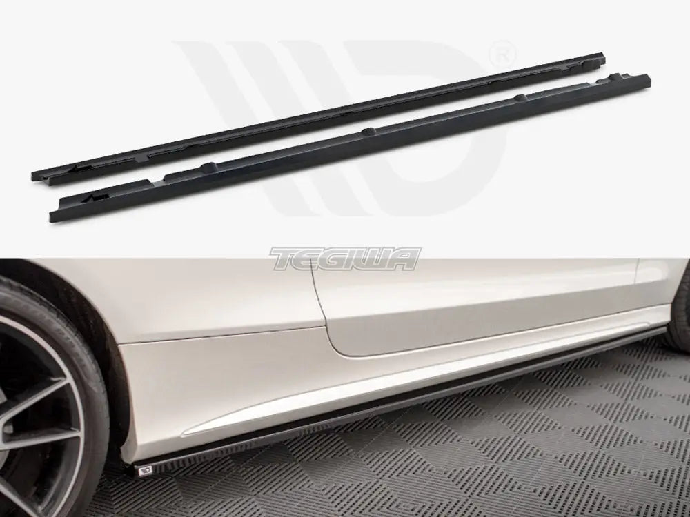 Maxton Design Side Skirts Diffusers Mercedes C Coupe AMG-Line C205 Facelift