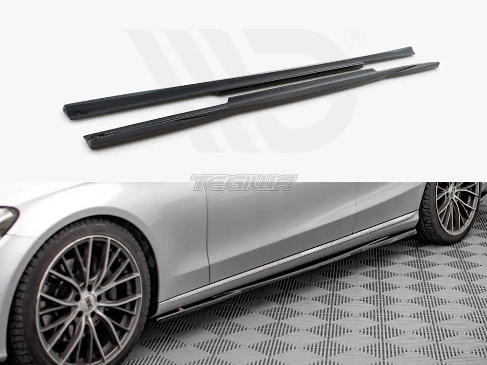 Maxton Design Side Skirts Diffusers Mercedes C W205 01-18