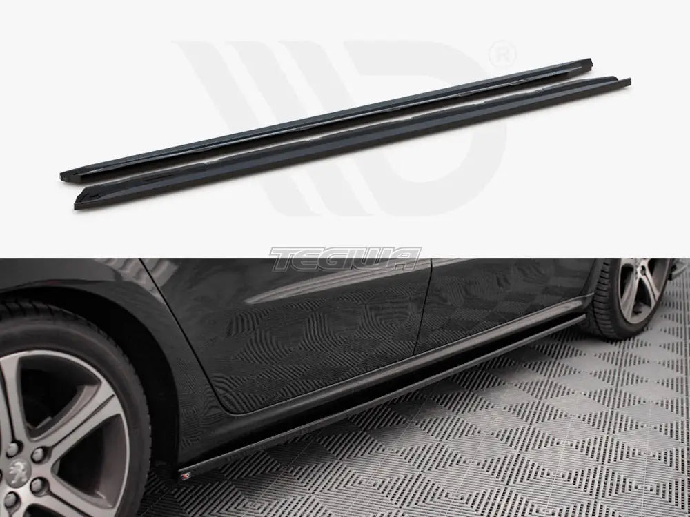 Maxton Design Side Skirts Diffusers Peugeot 508 GT MK1 Facelift 14-18